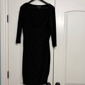 Ralph Lauren Black Long Sleeve Dress